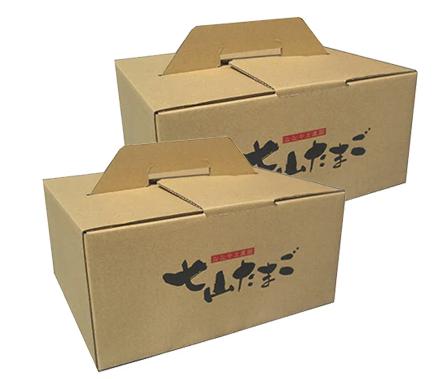 七山たまご　40個箱×2　(M～Lサイズ相当)